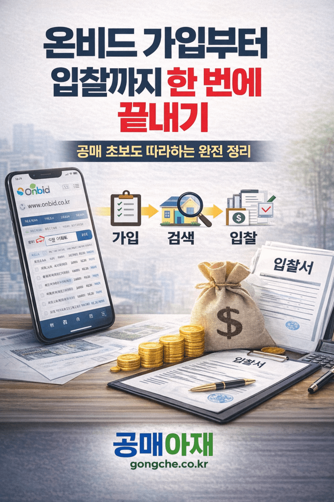 온비드 가입부터 입찰까지 한번에 끝내기
