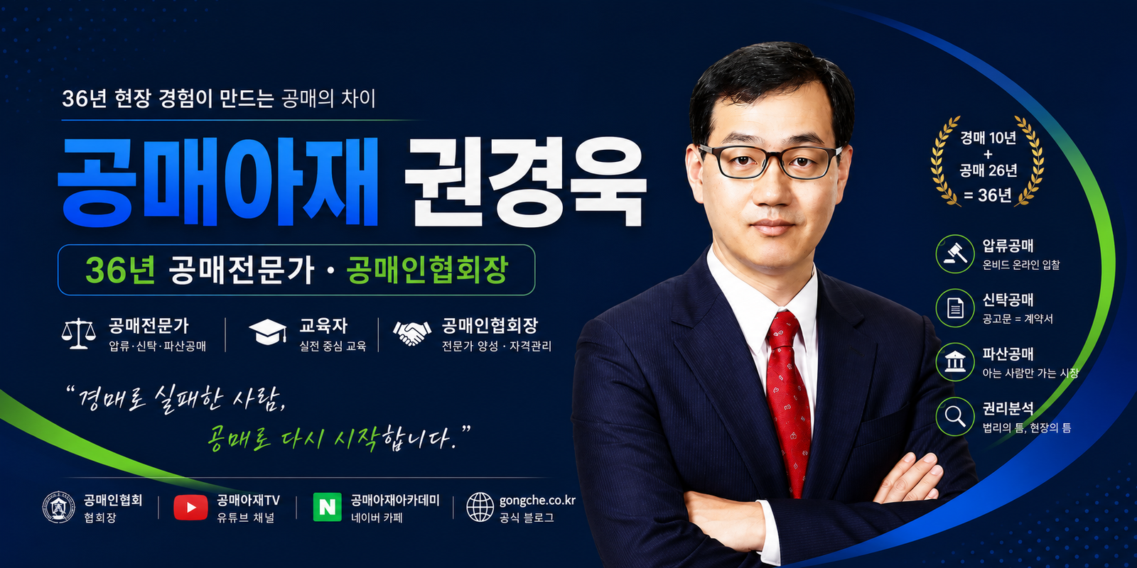36년 공매전문가 권경욱 브랜드 배너 이미지
